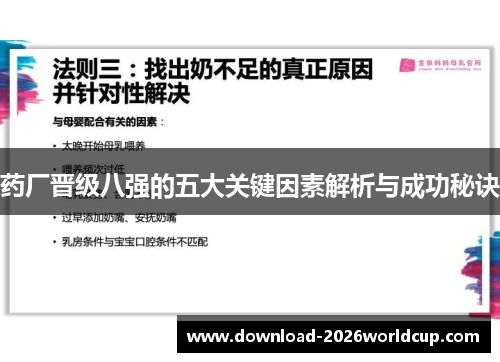 药厂晋级八强的五大关键因素解析与成功秘诀