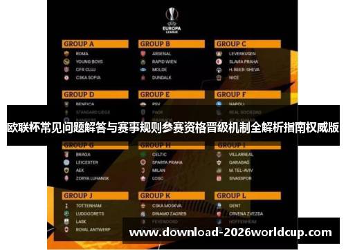 欧联杯常见问题解答与赛事规则参赛资格晋级机制全解析指南权威版